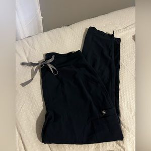 FIGS. Dark harbor. Yola scrub pants. Size medium.